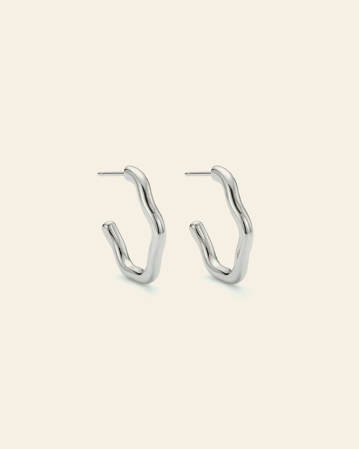 Ondine Earrings in Silver