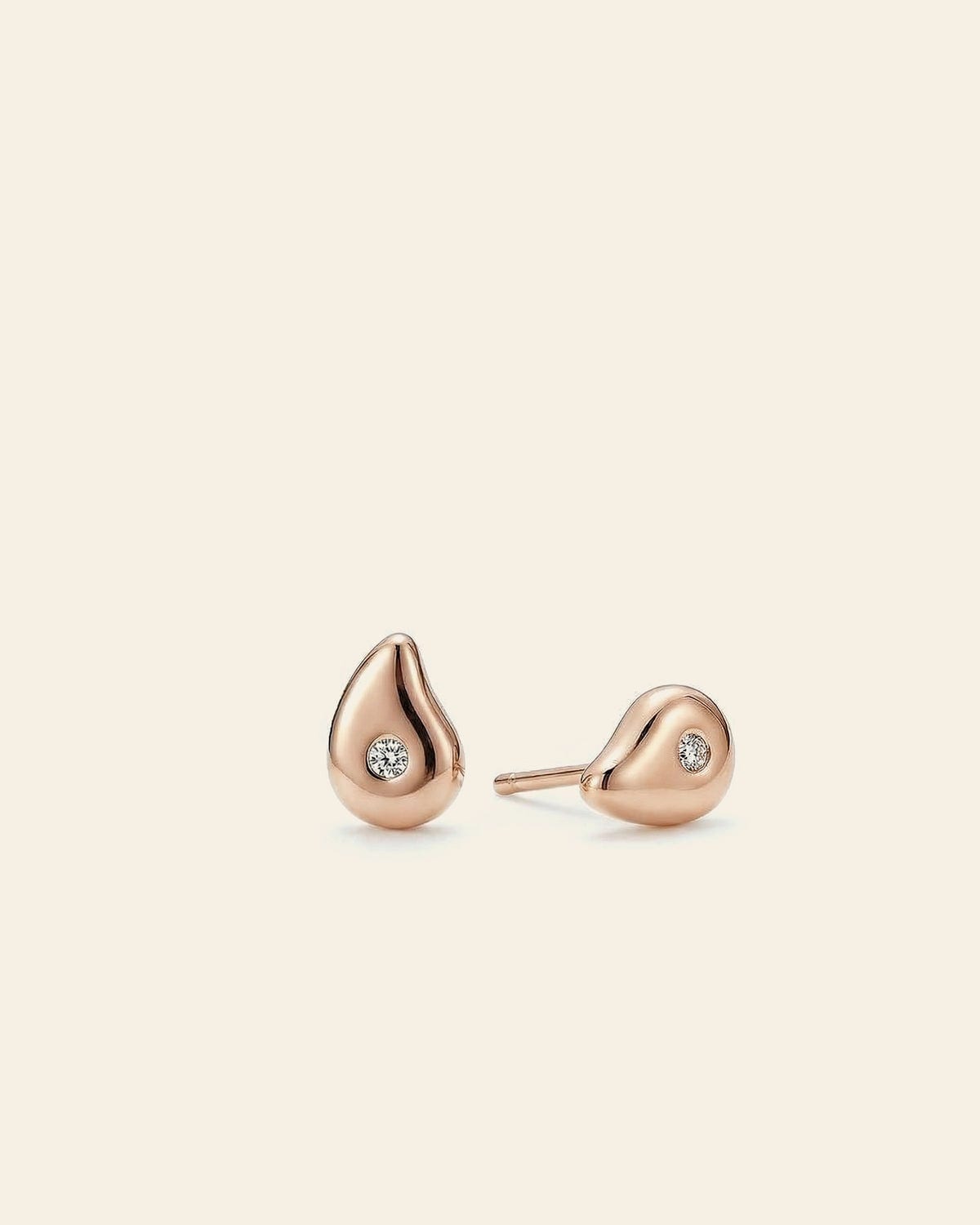 Orea Earrings in Rose Gold